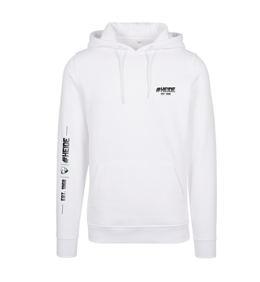 Hoodie White - Black Print *Auch für Kids