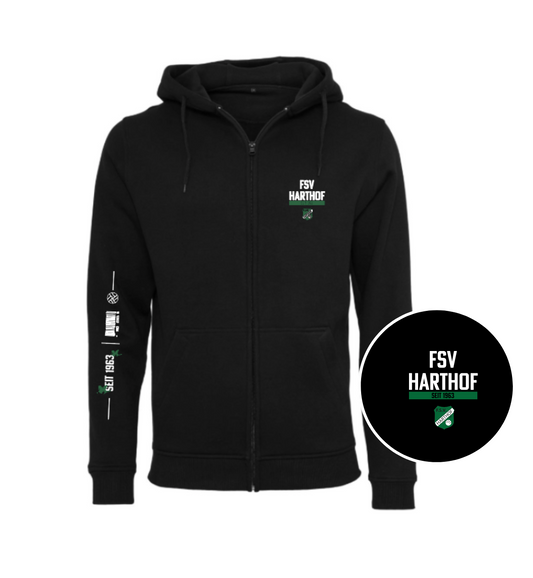 Kapuzenjacke FSV Harthof - Schwarz