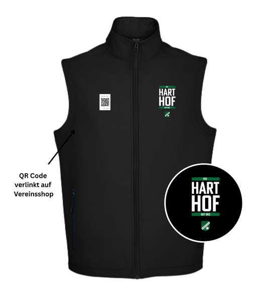 Softshelljacke QR Code FSV Harthof